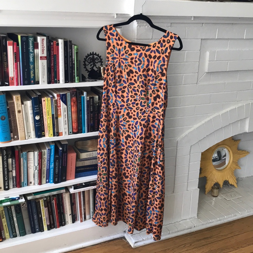 Bright and Beautiful beetle dress, size medium